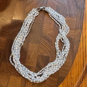 Sarah Coventry Elegant Silver Necklace